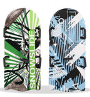 Alpha Camp Foam 36" - 47 " Premium Snow Sled Slider with Tow Rope and Handles, 2 Packs