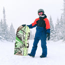 Alpha Camp Foam 36" - 47 " Premium Snow Sled Slider with Tow Rope and Handles, 2 Packs