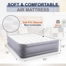 Alpha Camp Air Mattress with Built-In Pump for Camping & Home