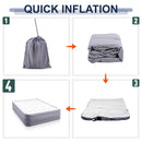 Alpha Camp Air Mattress with Built-In Pump for Camping & Home