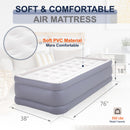 Alpha Camp Air Mattress with Built-In Pump for Camping & Home