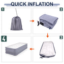 Alpha Camp Air Mattress with Built-In Pump for Camping & Home