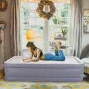 Alpha Camp Air Mattress with Built-In Pump for Camping & Home